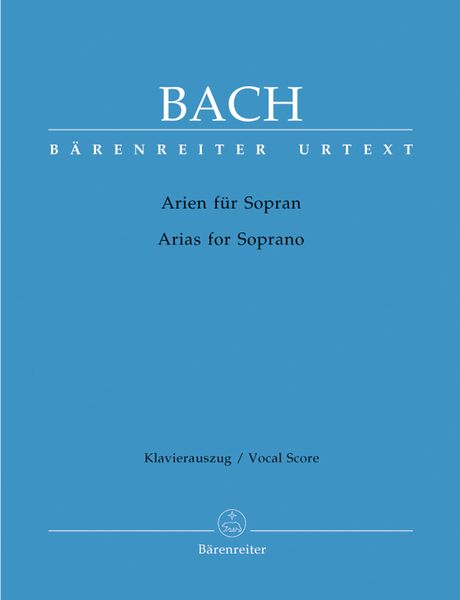 Arien Für Sopran : German Text.