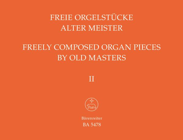 Freie Orgelstücke Alter Meister, Band 2.