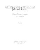 Kater-Paraphrasen : For Six Cellos (1978).