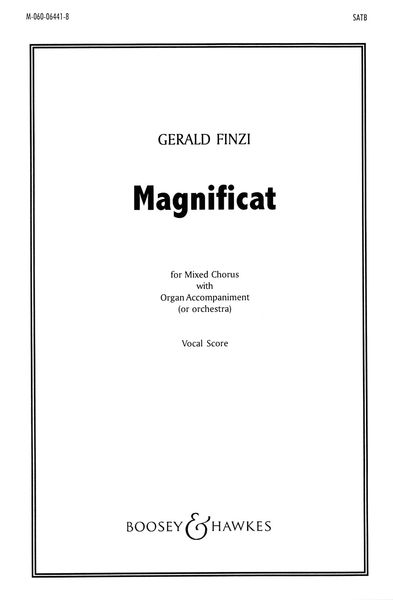 Magnificat : For SATB and Organ.