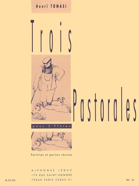 Trois Pastorales : Pour Trois Flutes En Ut.