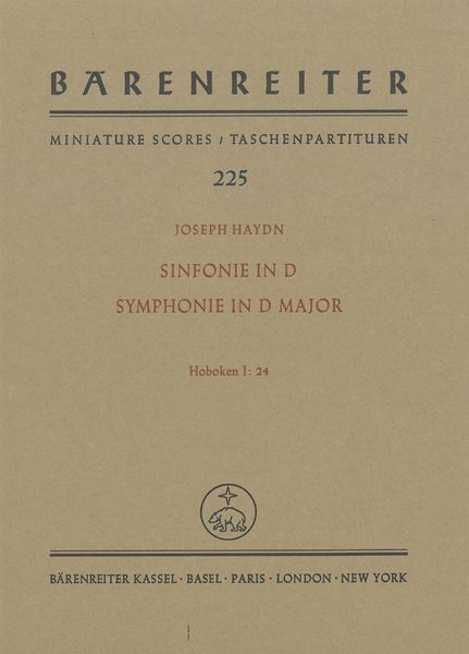 Sinfonie 24 D-Dur, Hob. I:24.