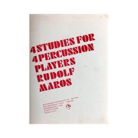 4 Studies : For 4 Percussion Players.