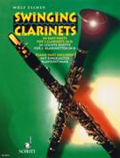 Swinging Clarinets : Twenty Easy Duets For Two Clarinets In B Flat - Piano Part Included.