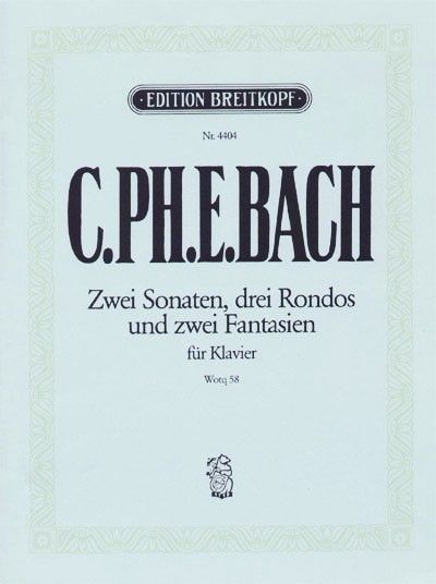 Claviersonaten und Freie Fantasien Nebst Einigen Rondos Für Das Forte-Piano, Wq 58.