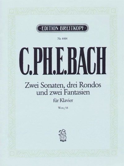 Claviersonaten und Freie Fantasien Nebst Einigen Rondos Für Das Forte-Piano, Wq 58.