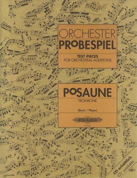 Test Pieces For Orchestral Auditions : For Trombone / edited by Armin Rosin and E. Pleyer.