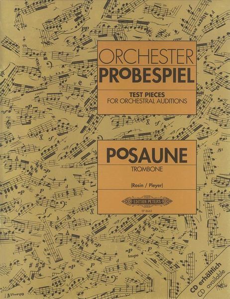 Test Pieces For Orchestral Auditions : For Trombone / edited by Armin Rosin and E. Pleyer.