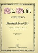 Bläserquintett, Op. 81 No. 3 = Wind Quintet.