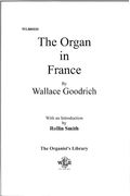 Organ In France.