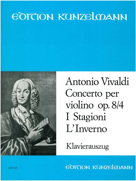 Concerto Per Violino, Op. 8/4 : The Seasons, The Winter For Violin and Keyboard.