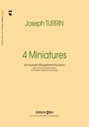 Four Miniatures : For Trumpet (Or Flugelhorn) and Piano.