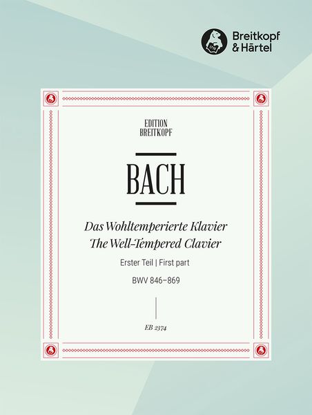 Wohltemperierte Klavier, BWV 846-893 : Vol. 1 / edited by Bruno Mugellini.