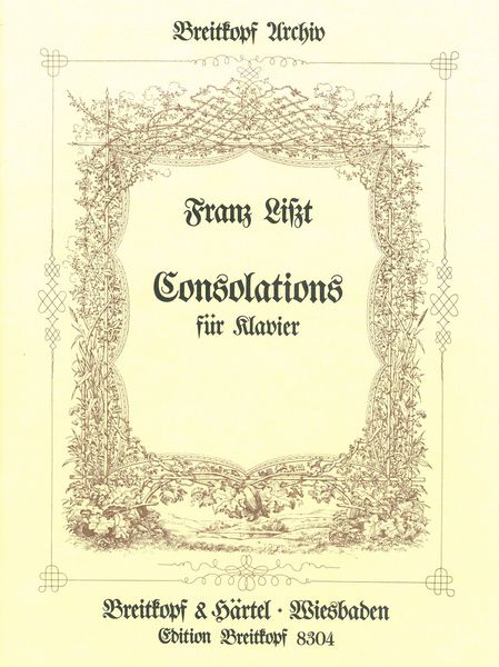 Consolations : For Piano.