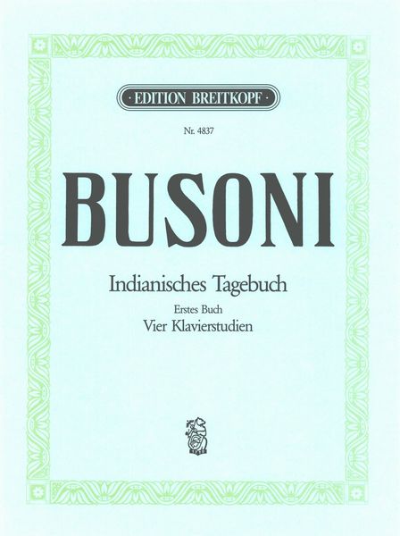 Indianisches Tagebuch, 1 Buch : For Piano.