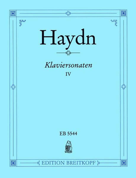 Klaviersonaten, Band 4 / edited by Hermann Zilcher.