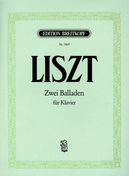 Zwei Balladen : For Piano.
