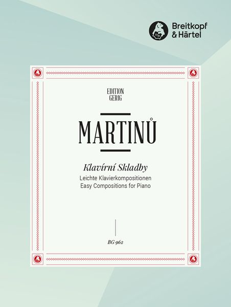 Leichte Klavierkompositionen.