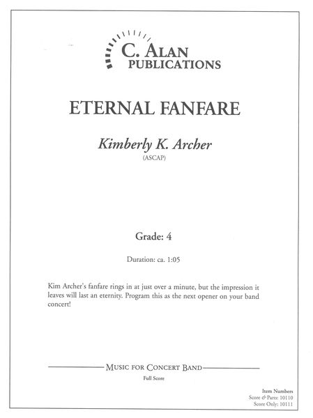 Eternal Fanfare : For Symphonic Band.