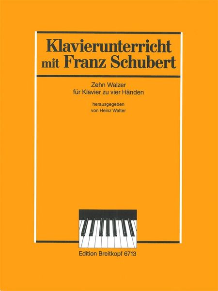 Zehn Walzer : For Piano, Four Hands.