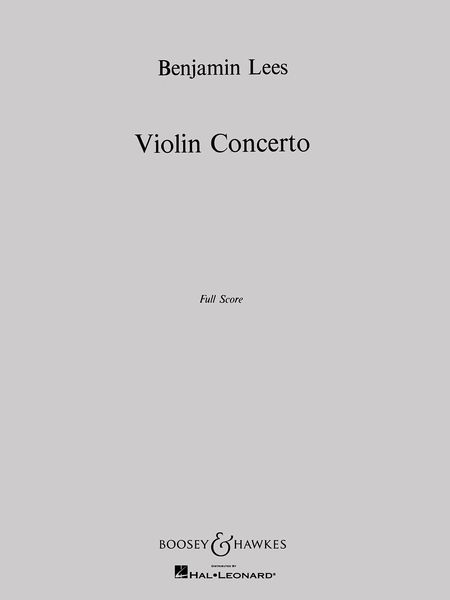 Violin Concerto.