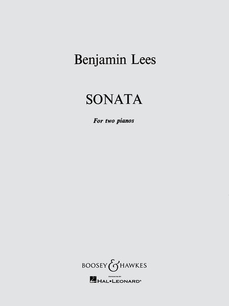 Sonata : For Two Pianos, Four Hands.