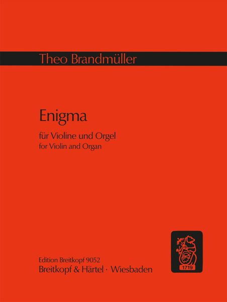 Enigma 1 : For Violin and Organ (1989).