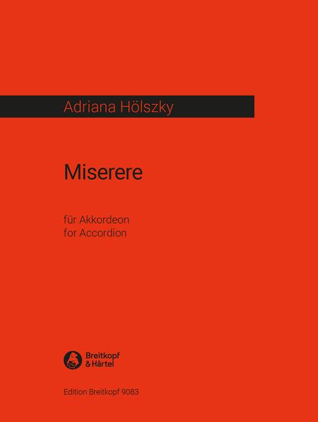 Miserere : For Accordion (1992).