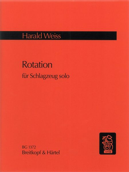 Rotation : For Percussion Solo (1977).