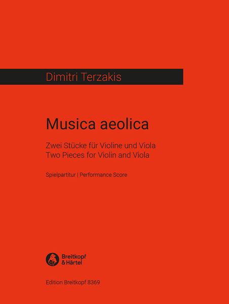 Musica Aeolica : Two Pieces For Violin and Viola (1979).