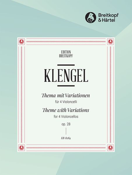 Thema Mit Variationen, Op. 28 : For Four Cellos.
