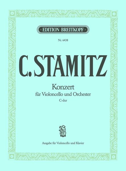 Konzert C-Dur : For Cello and Orchestra - Piano reduction.