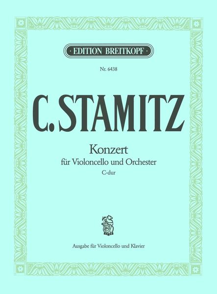 Konzert C-Dur : For Cello and Orchestra - Piano reduction.