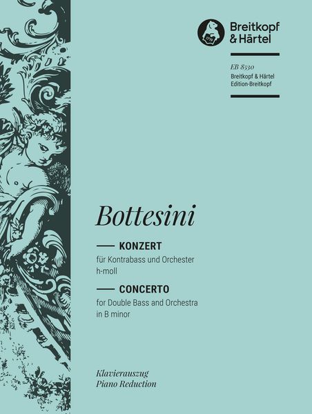 Konzert H-Moll : For Contrabass and Orchestra - Piano reduction.