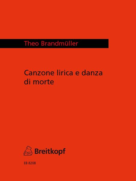 Canzone Lirica E Danza Di Morte : For Guitar (1979).