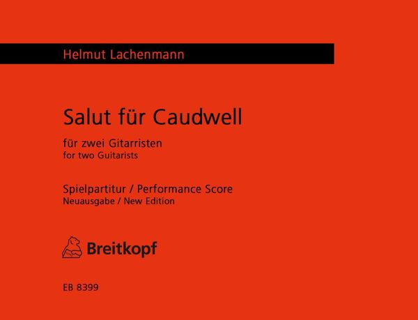 Salut Für Caudwell : For Two Guitars (1977).