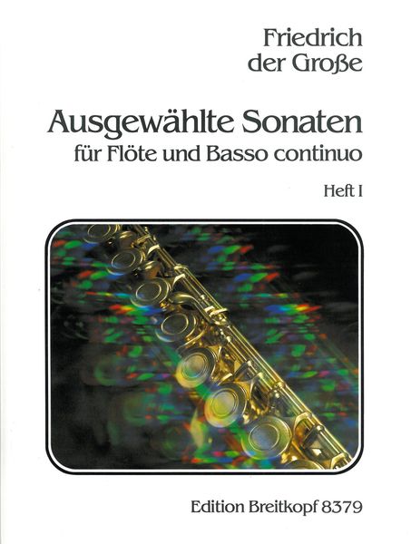 Ausgewählte Sonaten : For Flute and Piano - Vol. 1 : Nos. 1-5.