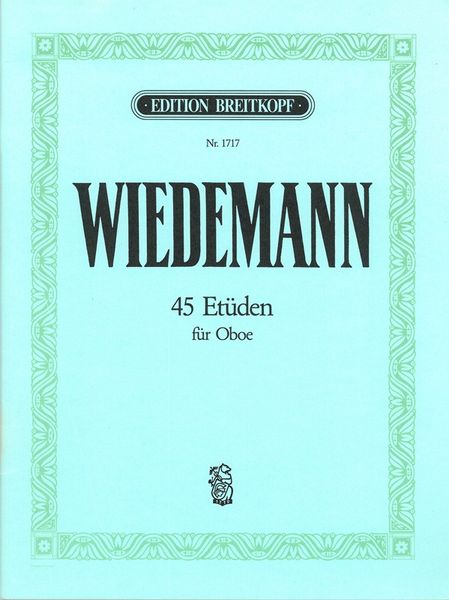 45 Etüden : For Oboe.