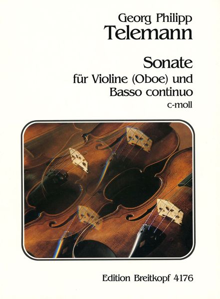 Sonate C-Moll : For Violin Or Oboe and Basso Continuo.