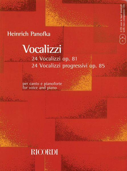 24 Vocalizzi, Op. 81 - 24 Vocalizzi Progressivi, Op. 85 : For Voice and Piano.