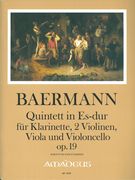 Quintet In E-Flat Major, Op. 19 : For Clarinet, 2 Violins, Viola & Violoncello.
