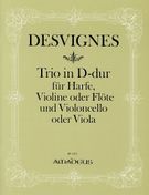 Trio In D Major : For Harp, Violin Or Flute and Violoncello Or Viola / edited by Bernhard Päuler.
