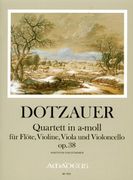Quartett In A-moll, Op. 38 : Für Flöte, Violine, Viola Und Violoncello / Ed. Yvonne Morgan.