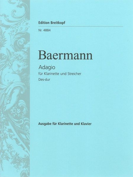Adagio : For Clarinet and Orchestra - Piano reduction.