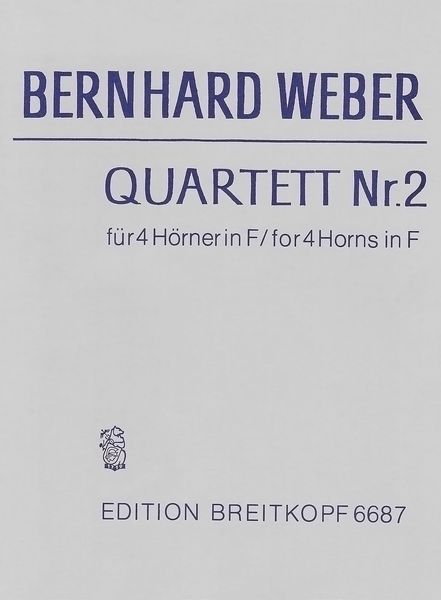 Quartett Nr. 2 : For Four Horns In F.