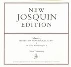 Motets On Non-Biblical Texts, Vol. 3 : De Beata Maria Virgine 1 / edited by William Elders.