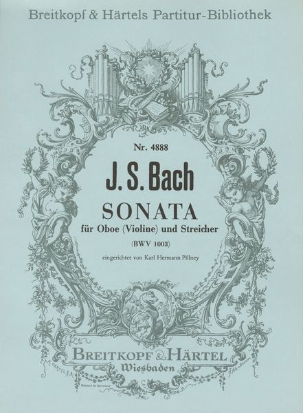 Sonata : For Violin (Oboe) and Strings Or String Quartet.