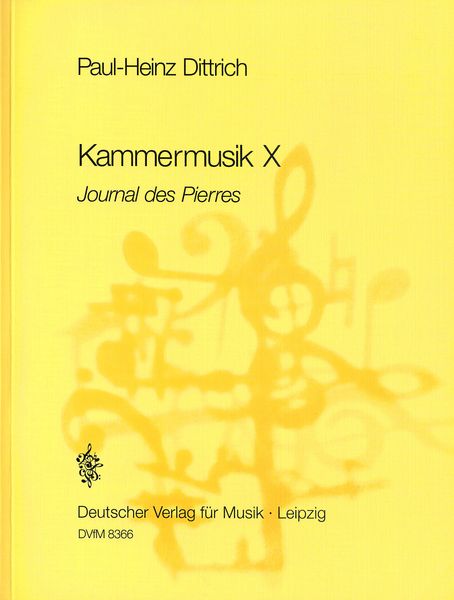 Kammermusik X (Journal Des Pierres) : For Flute, Bass Clarinet and Piano (1990).