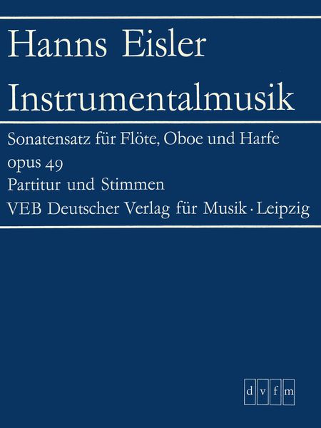 Sonatesatz, Op. 49 : For Flute, Oboe and Harp.