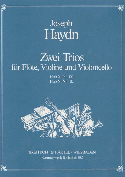 Zwei Trios : For Flute, Violin and Cello (After The Baryton Trios Hob. XI:82 and 100).